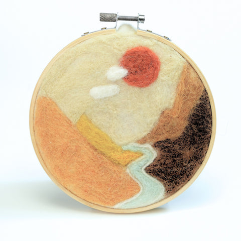 Painting with Wool – Amber Valley Needle Felting Kit (min. qty order 3 required)