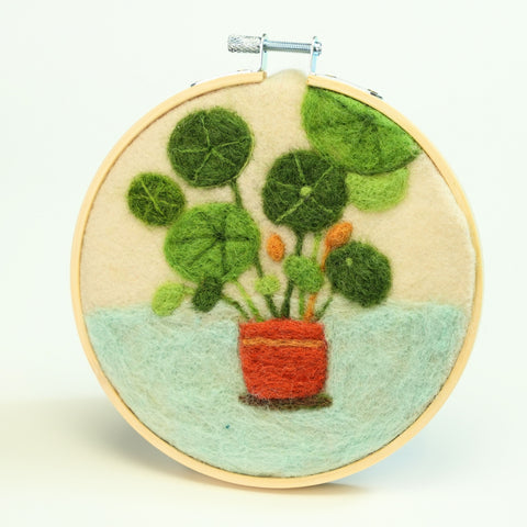 Painting with Wool – Potted Serenity Needle Felting Kit (min. qty order 3 required)