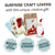 DIY Santa Needle Felting Kit | Beginner Holiday Craft Project Gift (min. order qty 4 required)