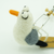 Seagull Ornament – Felted Wool Bird Decoration for Tree or Home (min. order qty 6 required)