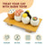 M&W Wool Felt Cat Sushi Set – Handmade Cat Toys (4 pcs)