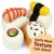 M&W Wool Felt Cat Sushi Set – Handmade Cat Toys (4 pcs)
