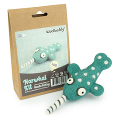 DIY Narwhal Needle Felting Kit | Magical Sea Beginner Craft(min. order qty 6 required)