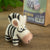 DIY Zebra Needle Felting Kit | Beginner Safari Animal Craft Gift (min. order qty 6 required)