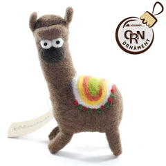 Llama Brown Ornament (min. order qty 6 required)