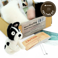 Needle Felting Puppy Dog Kit (min. order qty 4 required)