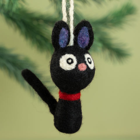 Black Cat Ornament | Witch's Familiar Pet Lover Decor & Gift (min. order qty 6 required)