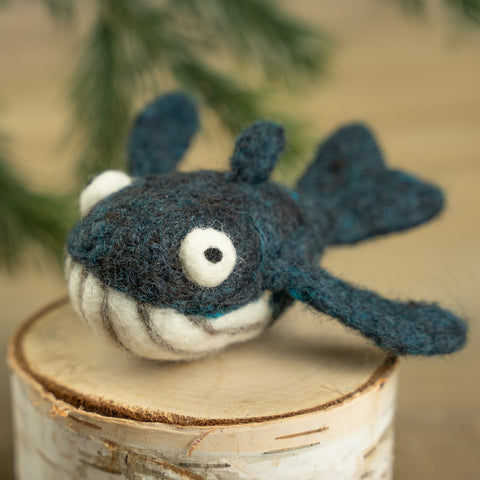 Cute Whale Ornament | Ocean Sea Life Coastal Decor & Gift (min. order qty 6 required)