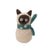 Wool Felt Siamese Cat Ornament – Unique Holiday Cat Decoration (min. order qty 6 required)