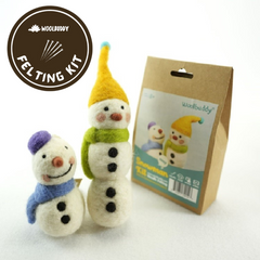 Needle Felting Snowman Kit (min. order qty 4 required)