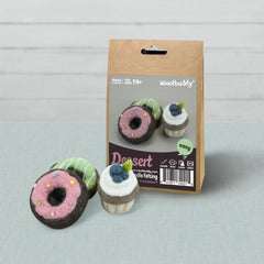 DIY Dessert Needle Felting Kit | Sweet Foodie Craft Starter Project (min. order qty 6 required)