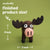 DIY Moose Needle Felting Kit | Beginner Woodland Animal Craft Gift (min. order qty 6 required)