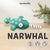 DIY Narwhal Needle Felting Kit | Magical Sea Beginner Craft(min. order qty 6 required)