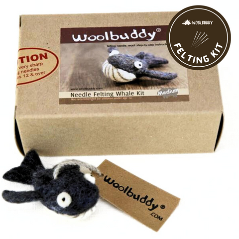 Needle Felting Whale Kit (min. order qty 6 required)