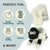 1 lb White Wool Roving Box – DIY Fiber for Felting, Spinning, and Crafts (min. order qty 3 required)