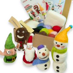 Needle felting Holiday Collection Kit