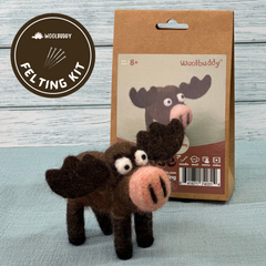 Needle Felting Moose Kit (min. order qty 6 required)