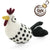 Cute Chicken Ornament | Farmhouse Animal Decor & Gift(min. order qty 6 required)