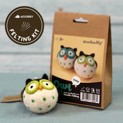 Needle Felting Owl Kit (min. order qty 6 required)