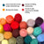 Eco Wool Colors Collection Kit – Natural Wool Roving for Felting & Crafts (min. qty order 3 required)