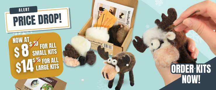 Woolbuddy Needle Felting Kits